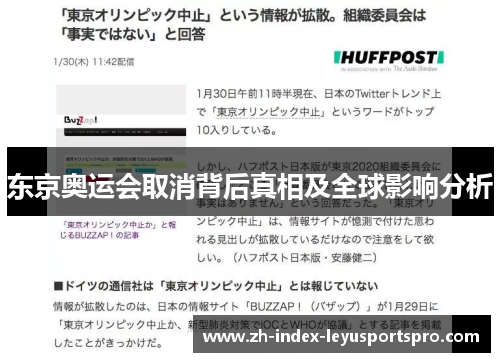 东京奥运会取消背后真相及全球影响分析